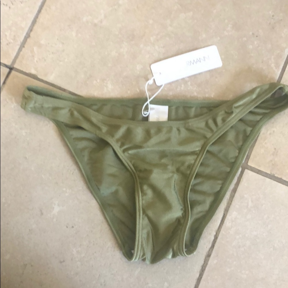 NWT Zimmermann Olive Green Bikini Botom